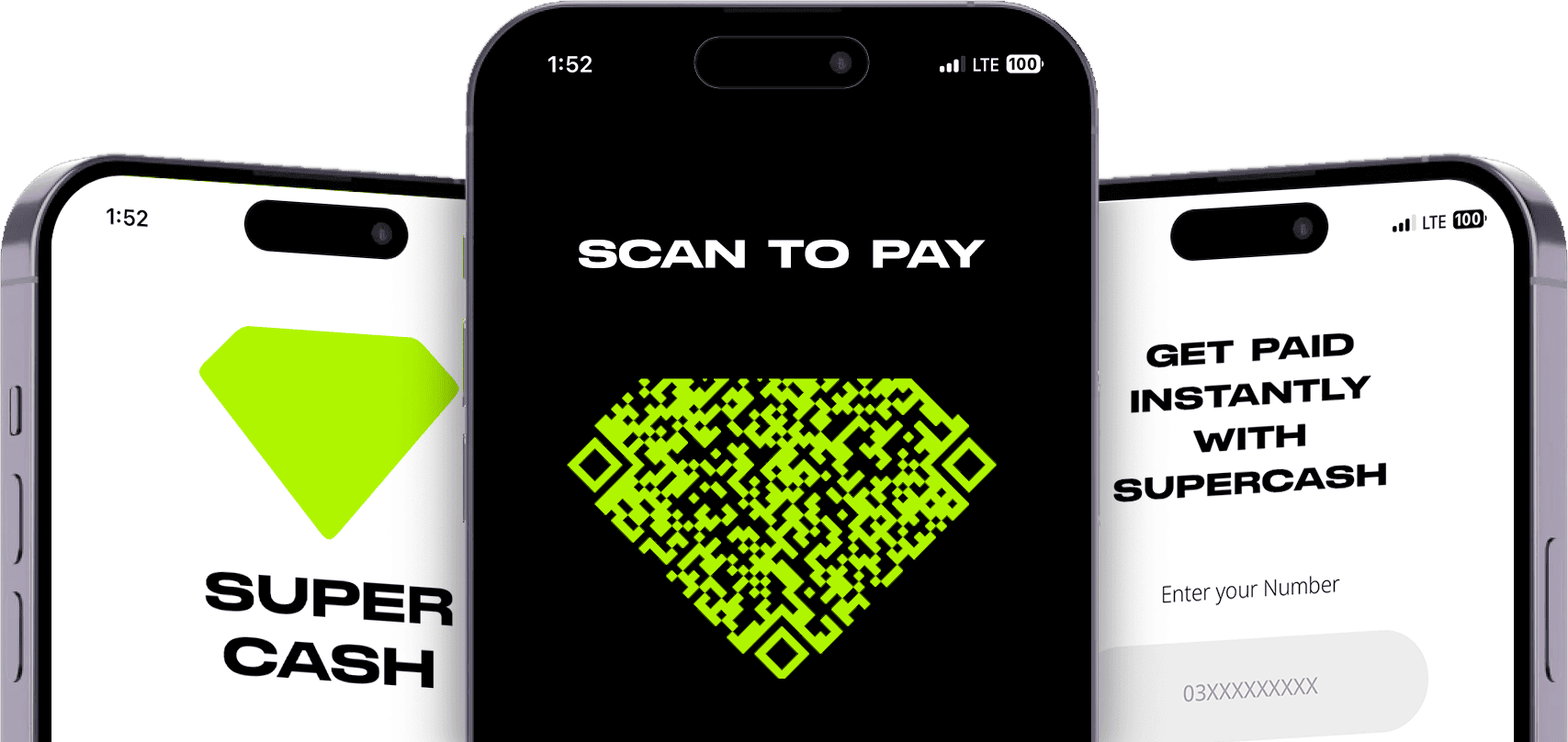Supercash App Screens